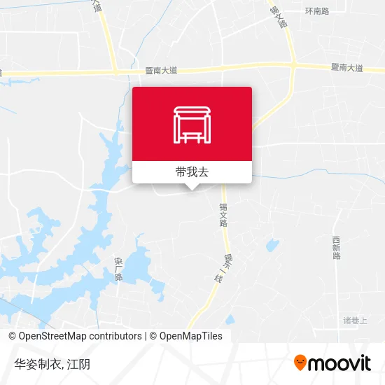 华姿制衣地图