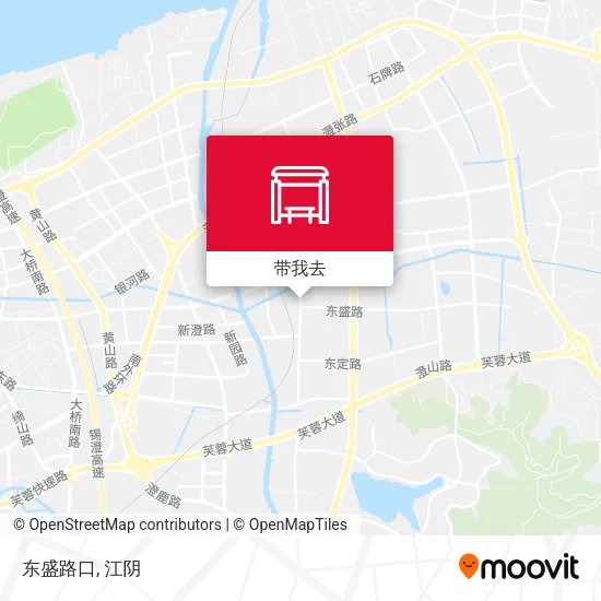 东盛路口地图