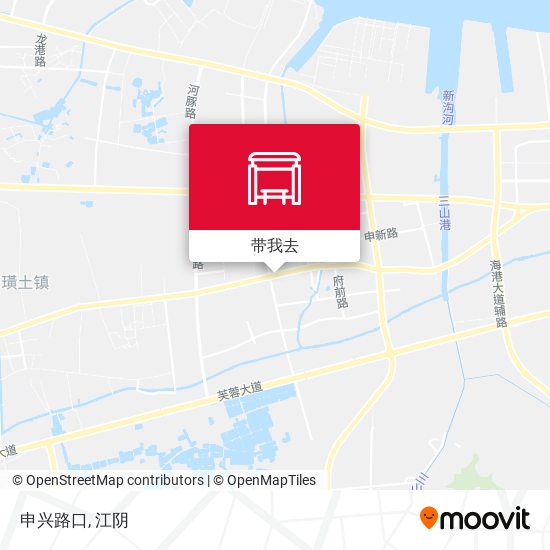 申兴路口地图