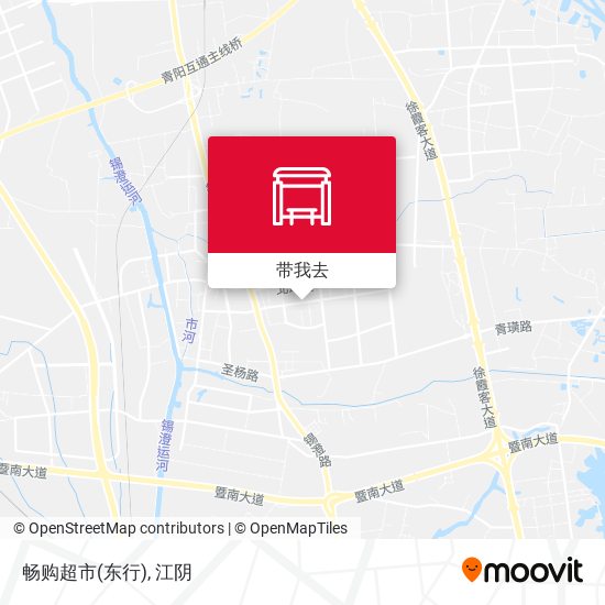 畅购超市(东行)地图