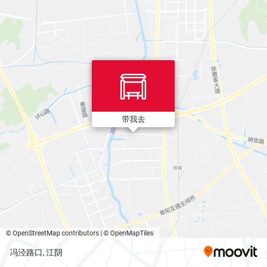 冯泾路口地图