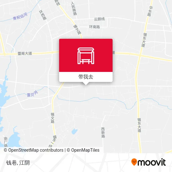 钱巷地图