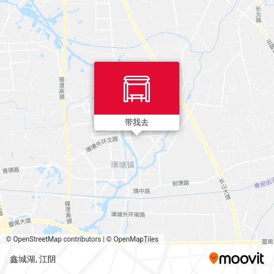 鑫城湖地图