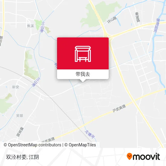 双泾村委地图