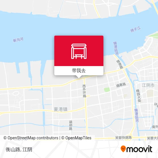 衡山路地图