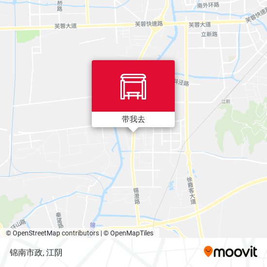 锦南市政地图