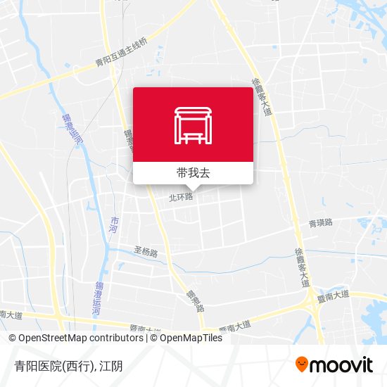 青阳医院(西行)地图