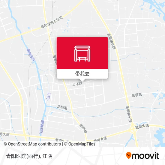 青阳医院(西行)地图