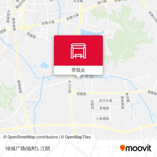 绿城广场(临时)地图