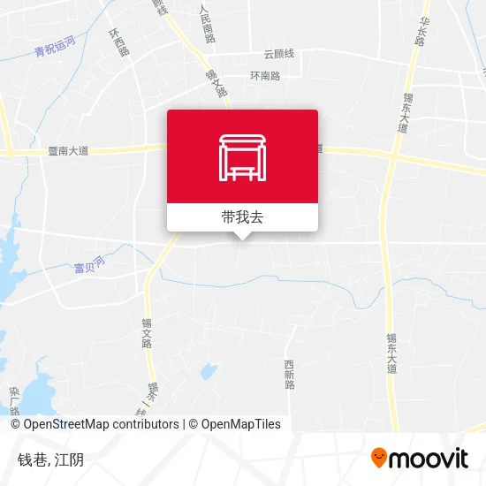 钱巷地图