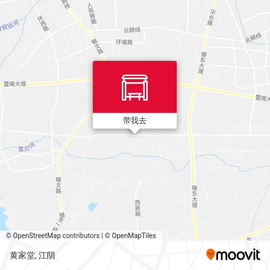 黄家堂地图