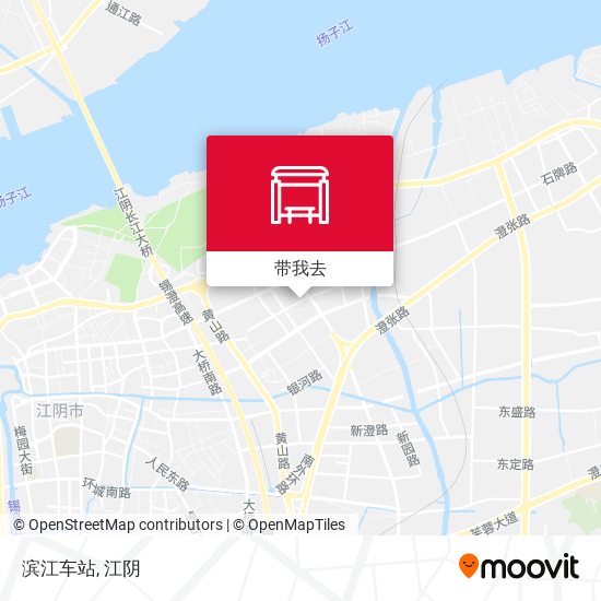 滨江车站地图