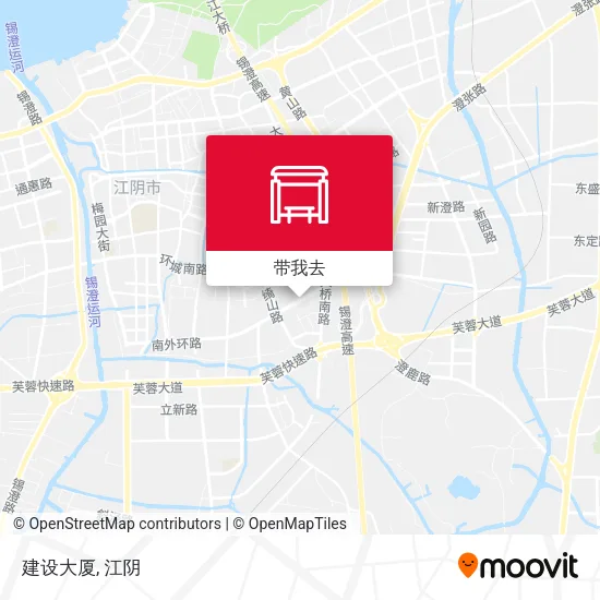 建设大厦地图