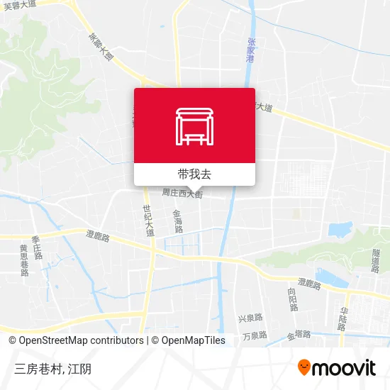 三房巷村地图