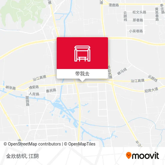 金欣纺织地图