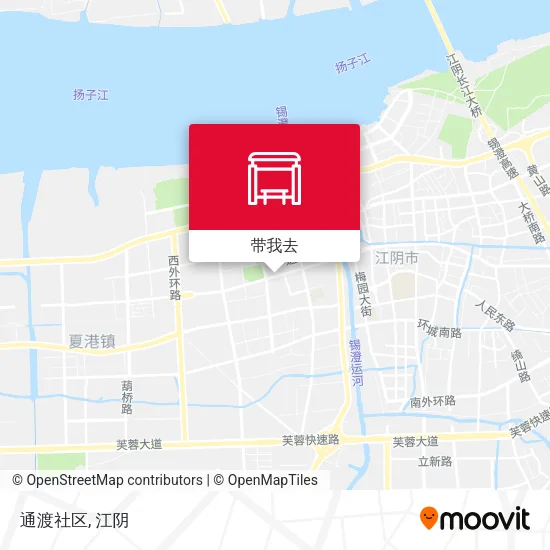 通渡社区地图