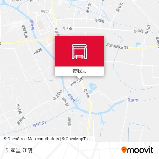 陆家堂地图