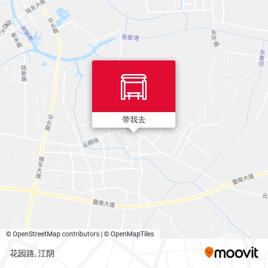 花园路地图