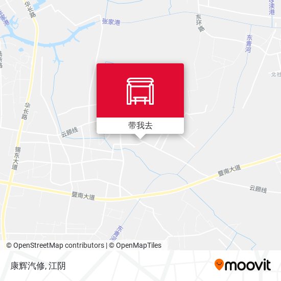 康辉汽修地图