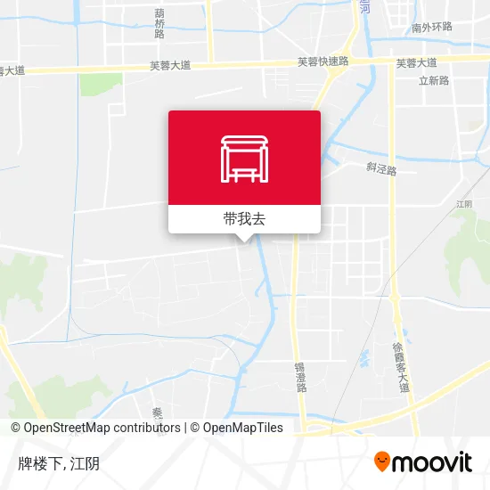 牌楼下地图