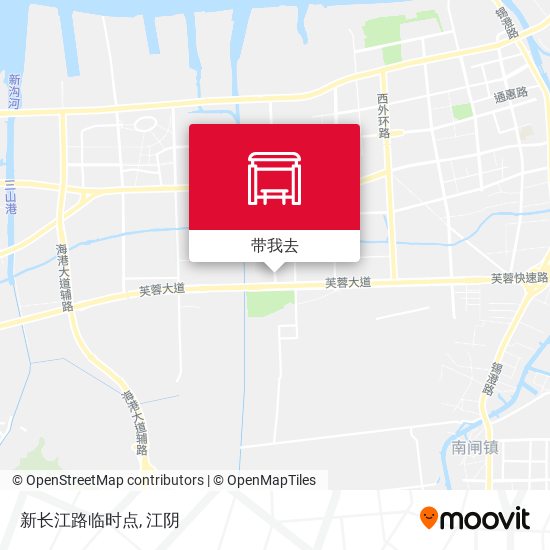 新长江路临时点地图