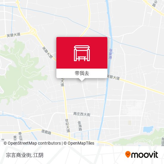 宗言商业街地图