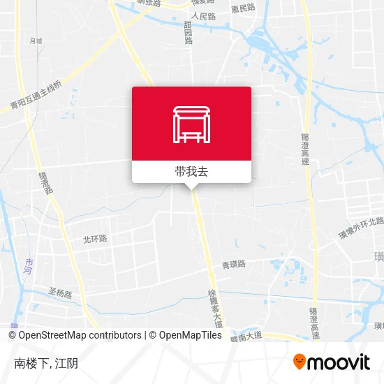 南楼下地图