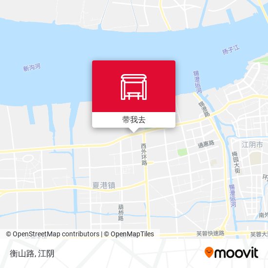 衡山路地图