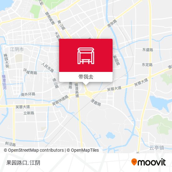 果园路口地图