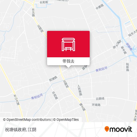 祝塘镇政府地图