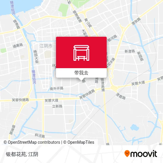 银都花苑地图