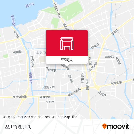 澄江街道地图
