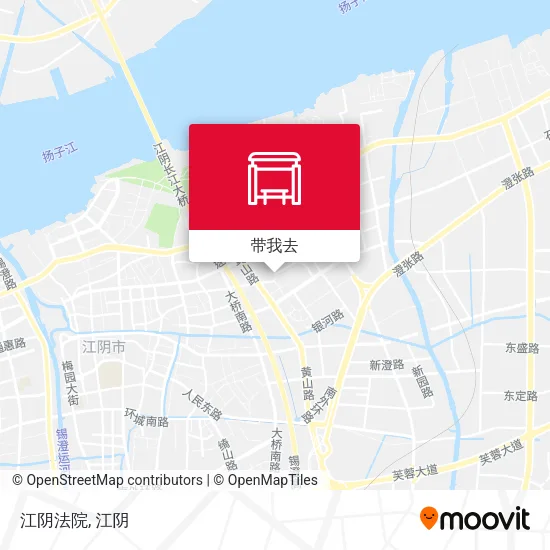江阴法院地图