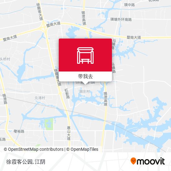 徐霞客公园地图