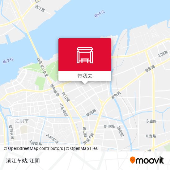滨江车站地图