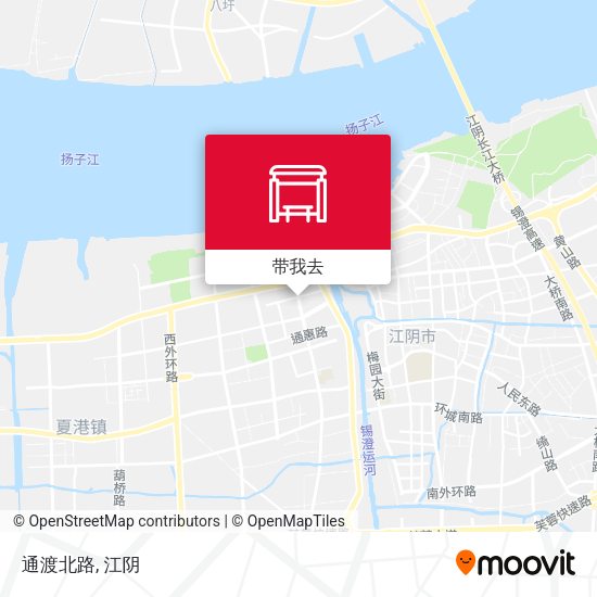 通渡北路地图