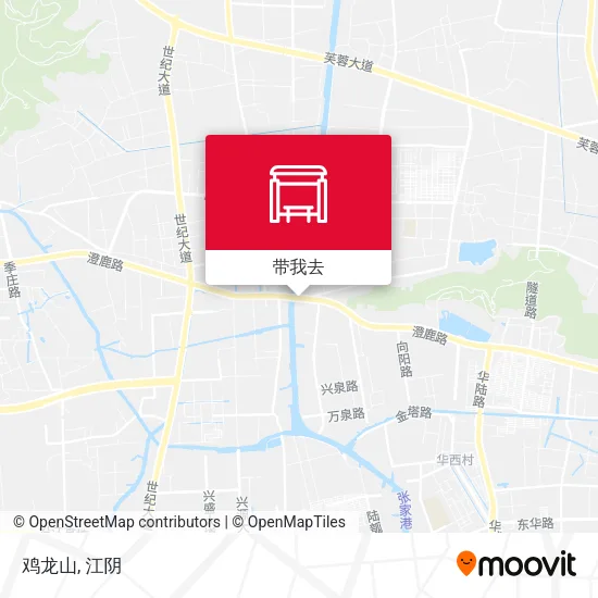 鸡龙山地图