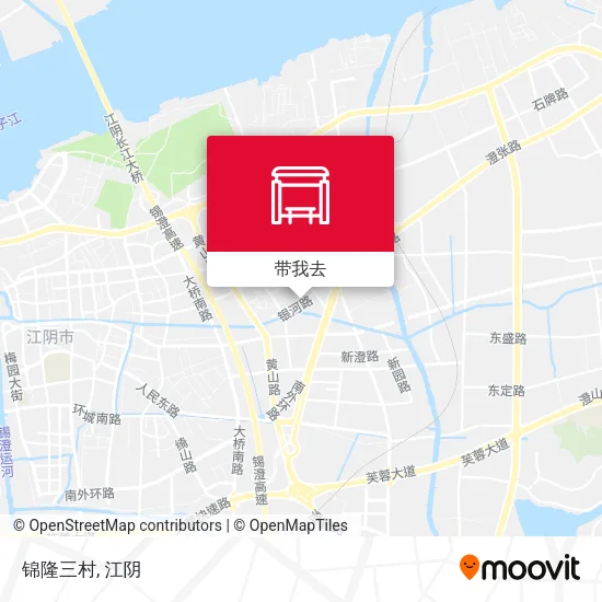 锦隆三村地图