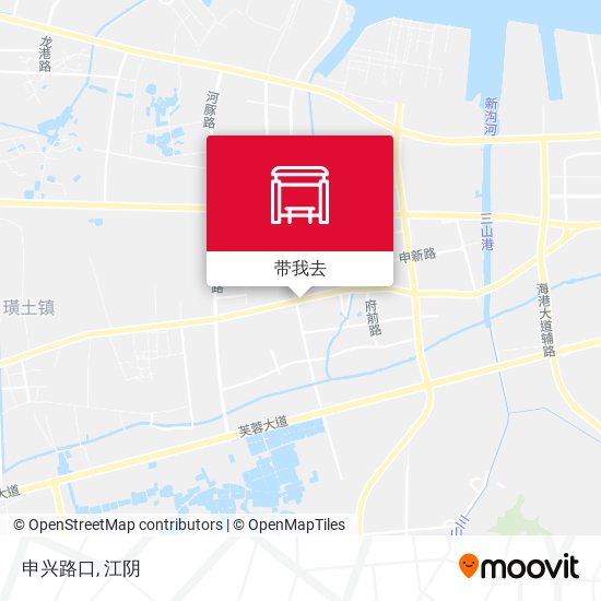 申兴路口地图