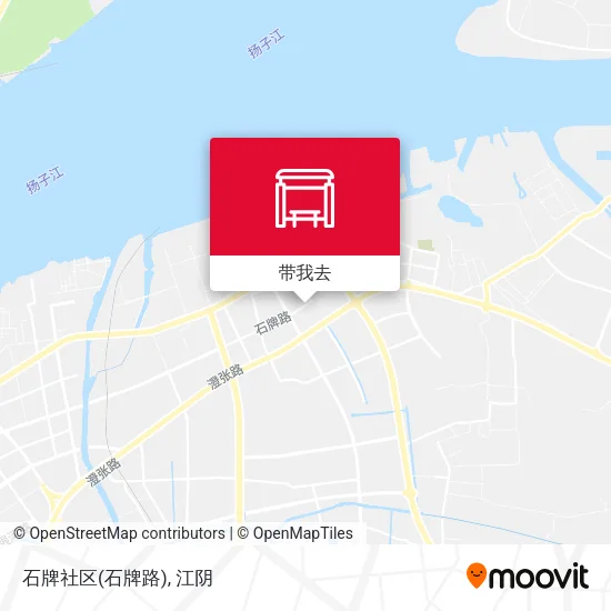 石牌社区(石牌路)地图