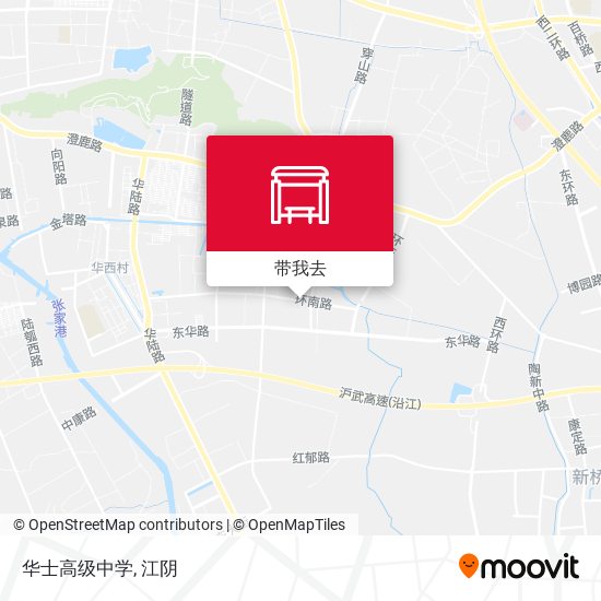 华士高级中学地图