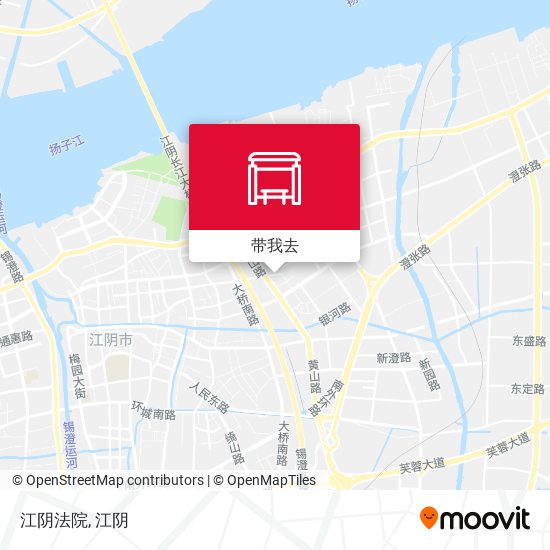江阴法院地图
