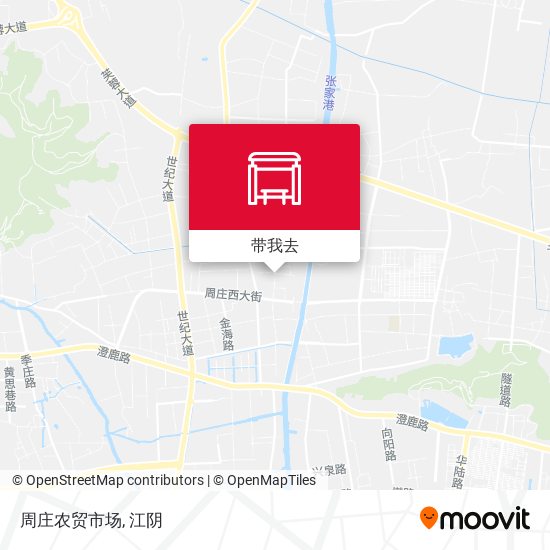 周庄农贸市场地图