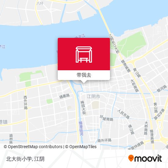 北大街小学地图