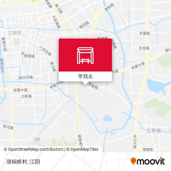 璜铜桥村地图