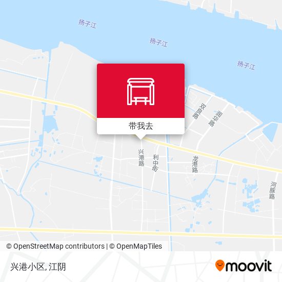 兴港小区地图