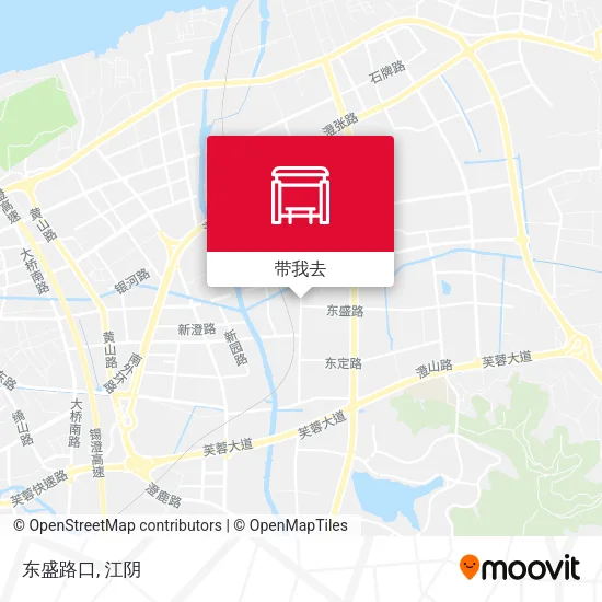 东盛路口地图