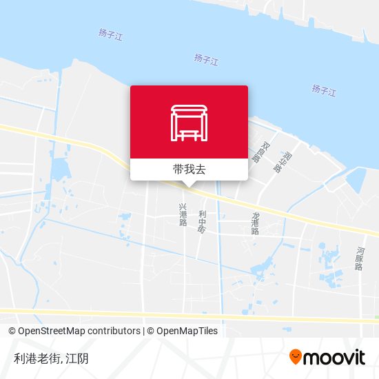 利港老街地图