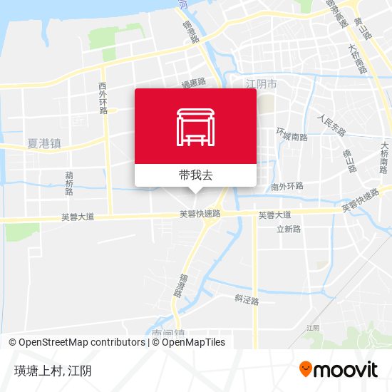璜塘上村地图