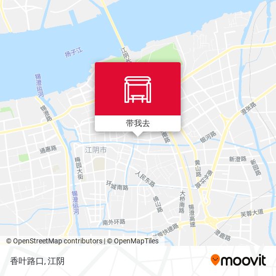 香叶路口地图